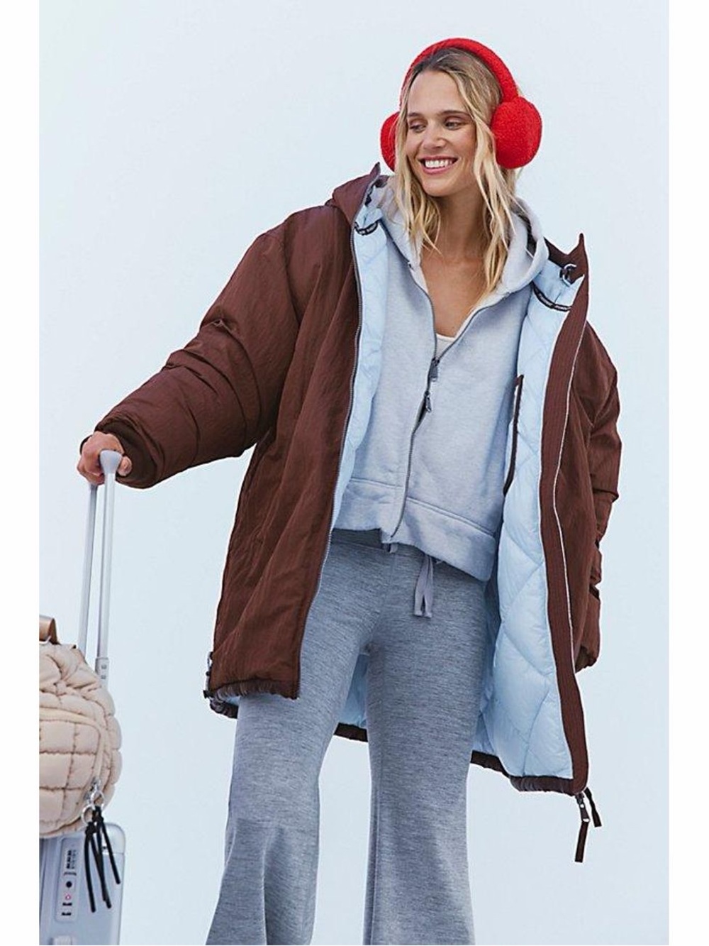 Free People Romain On Reversible Parka Size XL NWT READ